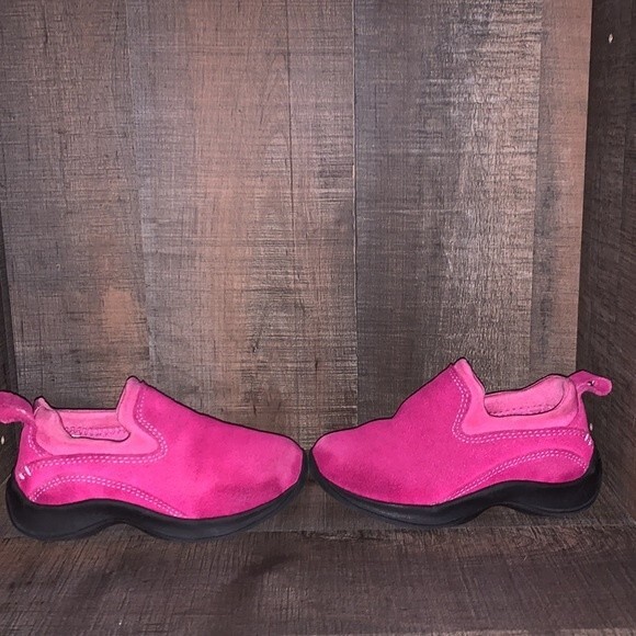 LANDS END toddler slip on shoes-‎ size 9- suede Leather - Picture 6 of 9